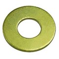 Flat Washer USS Zinc Yellow Finish 1/4